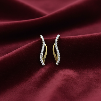 92.5 Silver Gold Plated Ear Cuffs for Women | Stylish Modern Design | Trendy Jewellery