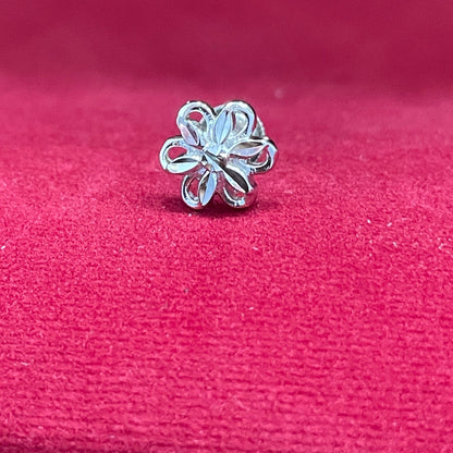 92.5 Silver Minimal Flower Stud Earrings for Women | Delicate Floral Design | Elegant Jewellery pair