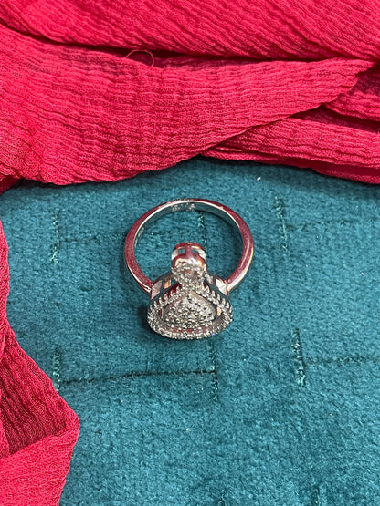92.5 Silver Stylish Classy Ring for Women Size 12 | Elegant Premium Design | Modern Jewellery