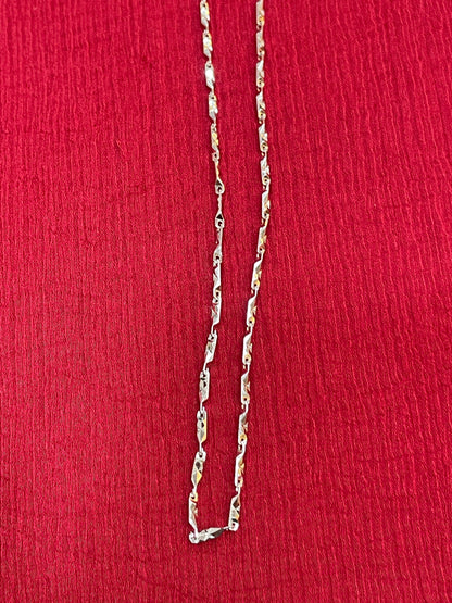 925 Silver Trendy Italian Chain - 18 inches
