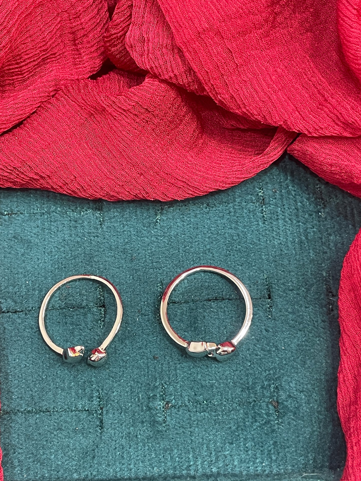 92.5 Silver Tulip Toerings