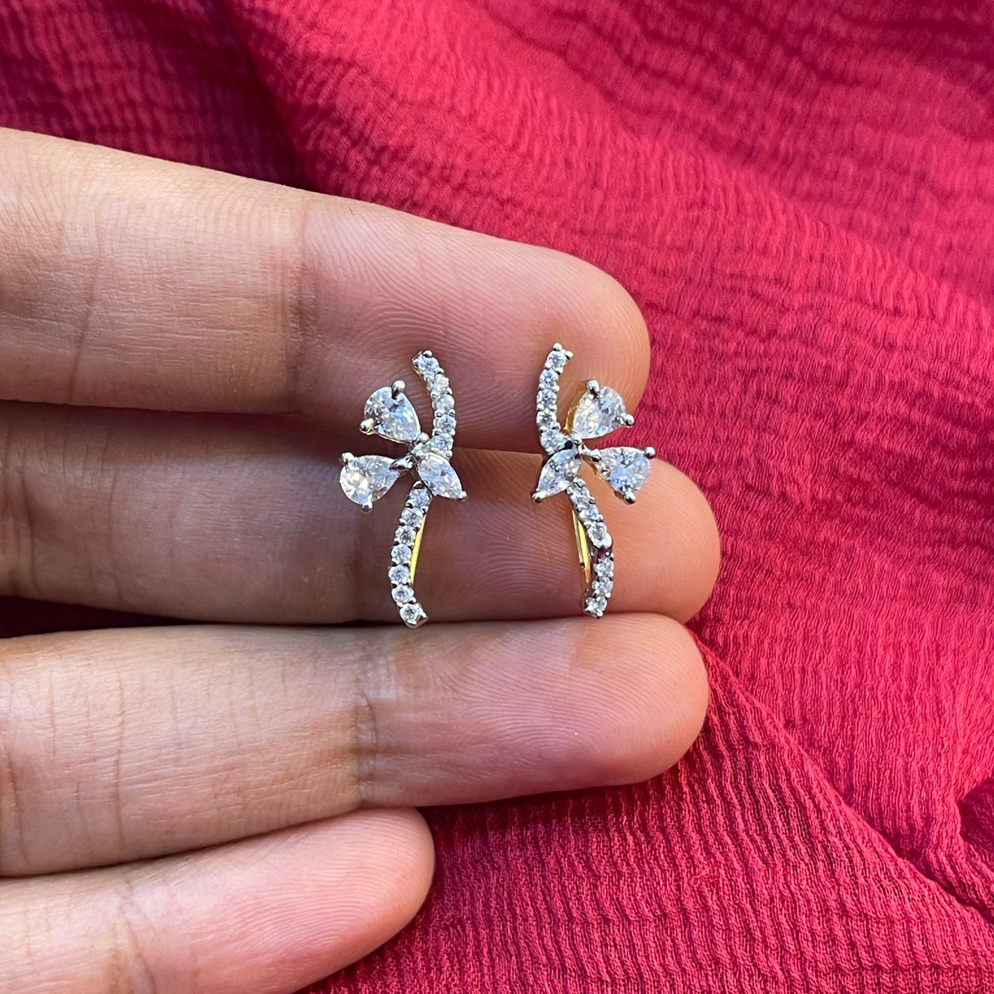 92.5 Silver Gold Plated Fashion Ear Cuffs for Women | Stylish Modern Design | Trendy Jewellery