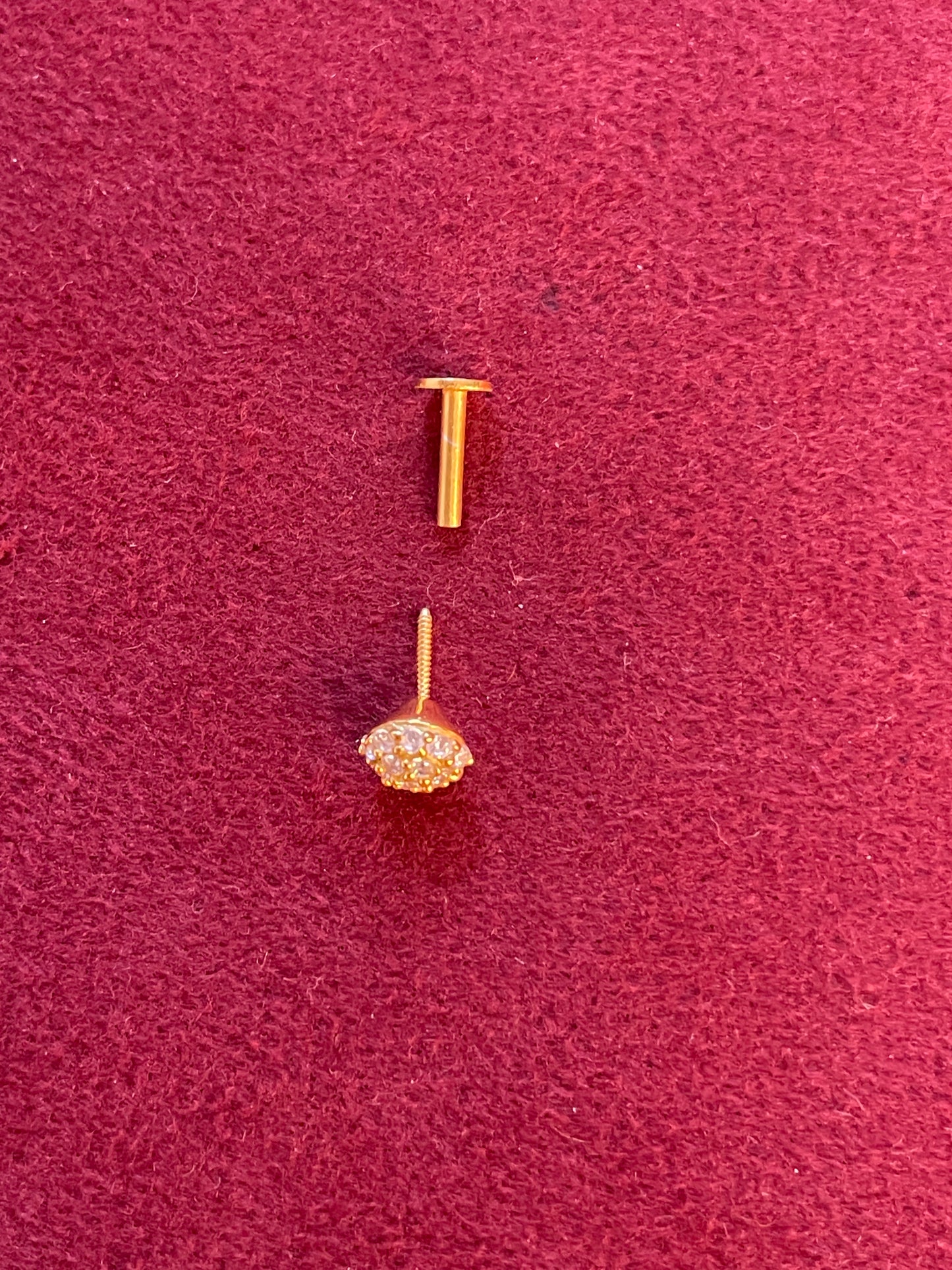 92.5 Silver Gold Plated 2-in-1 Stud & Bugadi Pair| Dual Wear Versatile Design | Jewellery