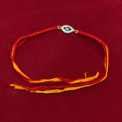 925 Sterling Silver Evil Eye Thread Rakhi| Festive & Gifting