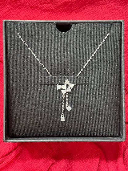 92.5 Silver Bow Chain 19.5 Inches | Premium Stylish Cute Design | Jewellery