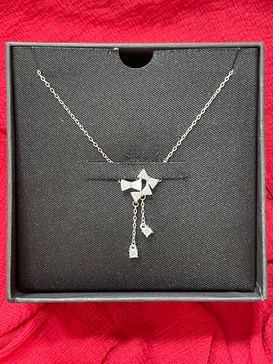 92.5 Silver Bow Chain 19.5 Inches | Premium Stylish Cute Design | Jewellery
