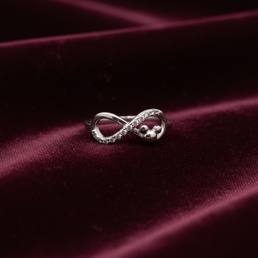 925 Silver Infinity Mini Ring