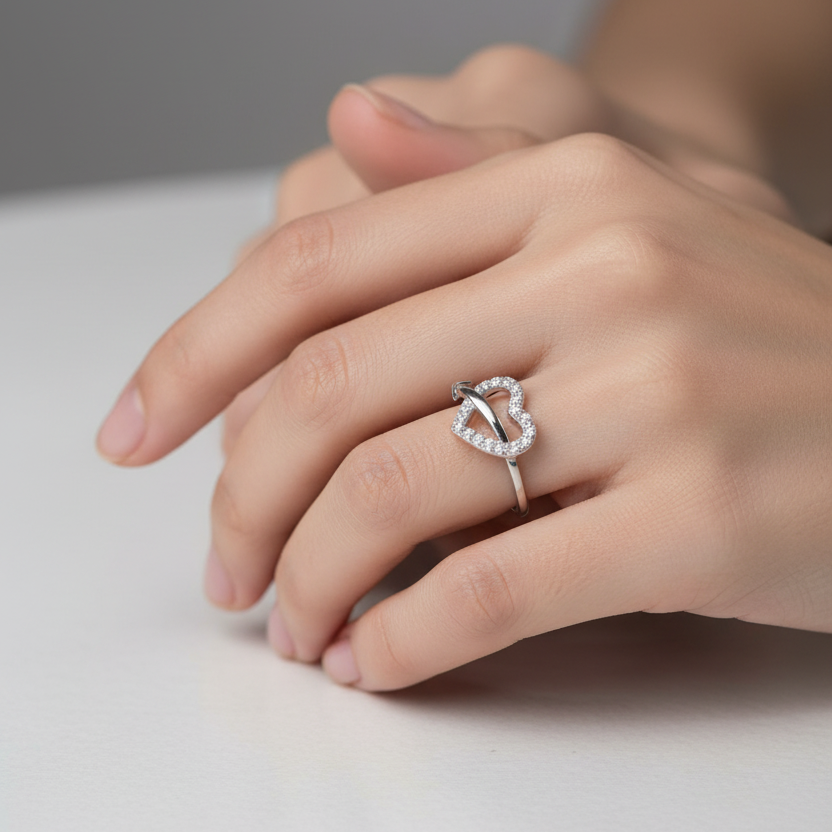 92.5 silver ring size 8