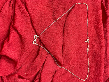 92.5 Silver Italian Infinity Chain 18.5 Inches | Classy Premium Smooth Design | Jewellery