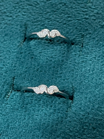 92.5 Sterling Silver Trendy Toe Rings for Women | Contemporary Stylish Design