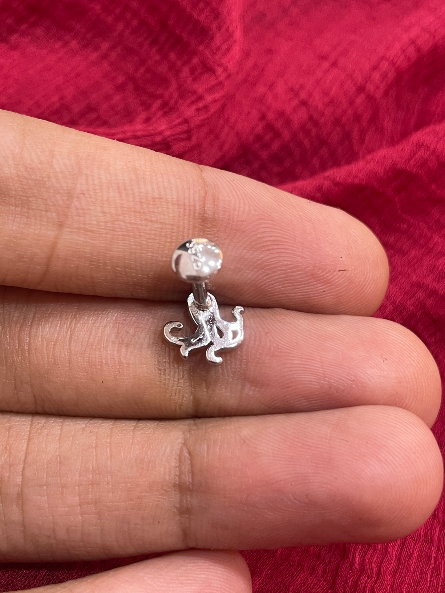 92.5 Silver Simple Elegant Earrings for Women | Stylish Minimal Design | Everyday Wear Jewellery