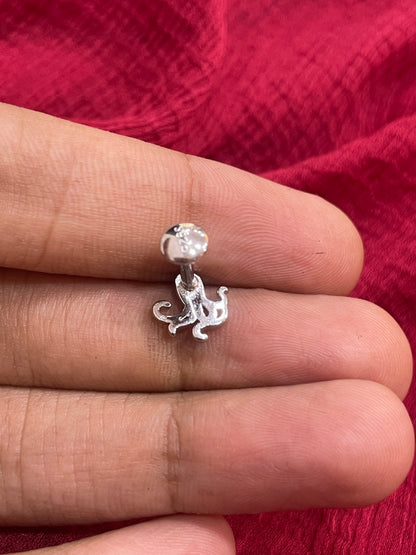 92.5 Silver Simple Elegant Earrings for Women | Stylish Minimal Design | Everyday Wear Jewellery