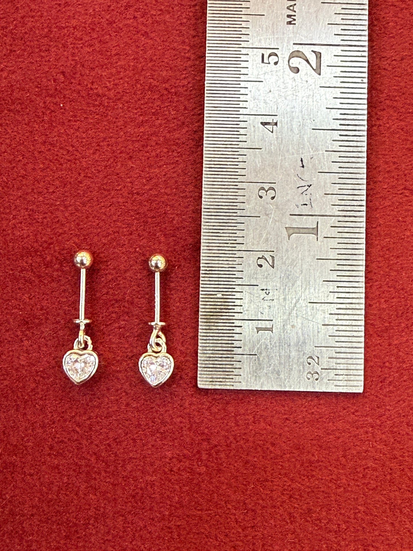 92.5 Silver Heart Bugadi Pair