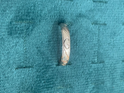 92.5 Silver Men’s Ring Size 24 | Stylish Bold Finish | Elegant Fashion Jewellery