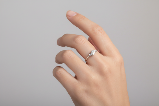92.5 Silver Ring for Women Size 8 | Stylish Sleek Finish | Elegant Fashion Jewellery