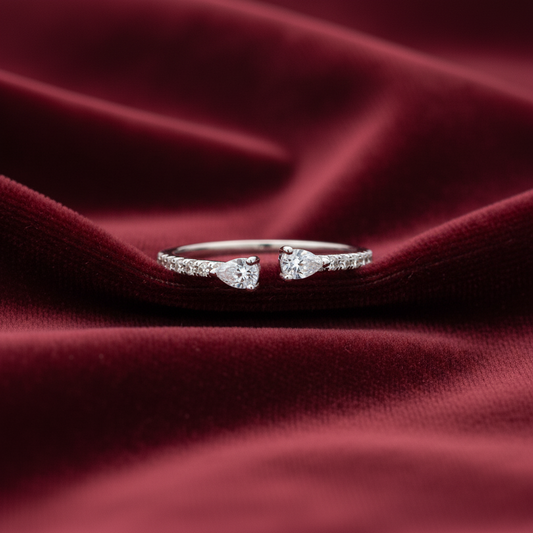 92.5 silver finger ring 