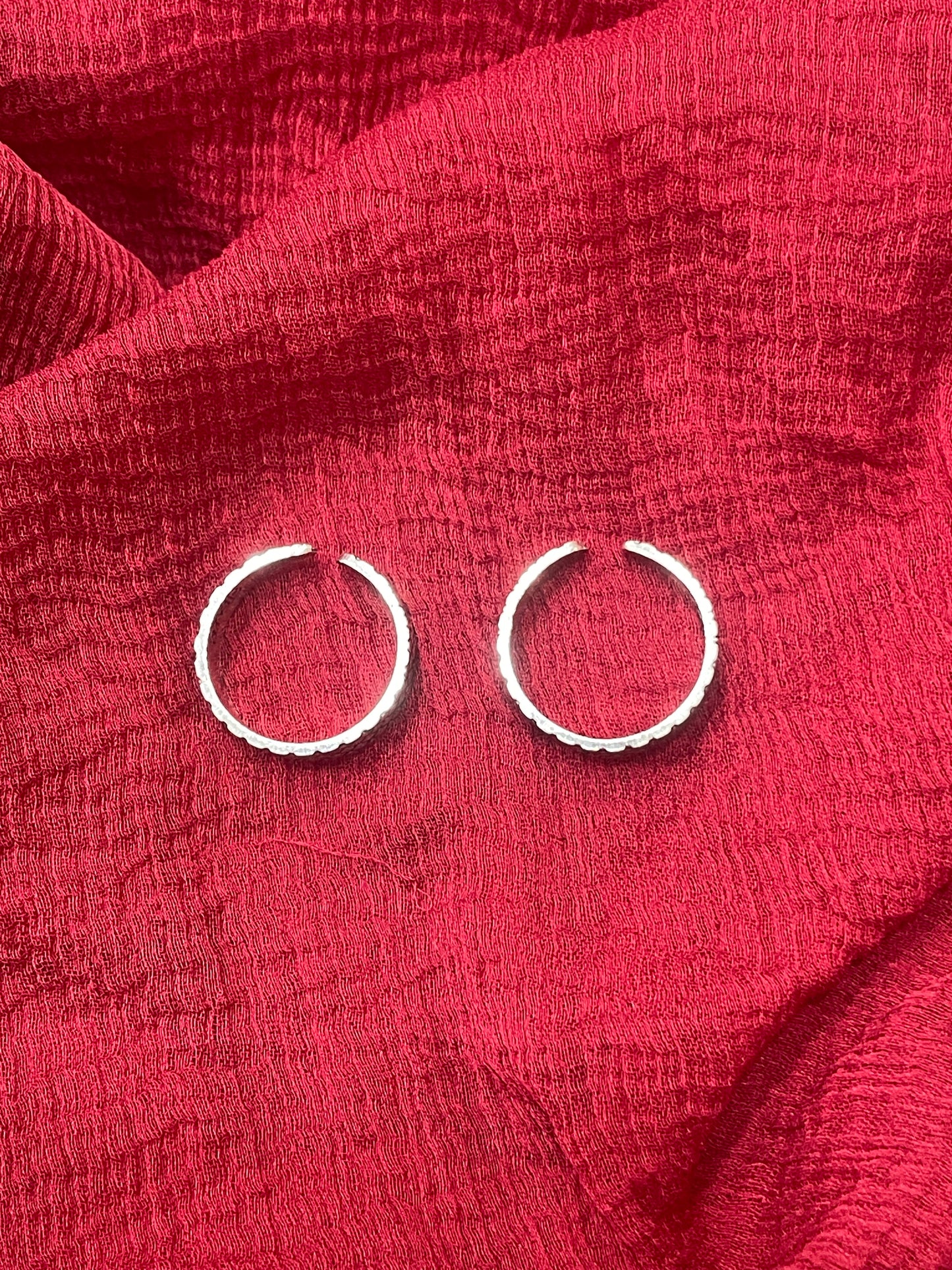 92.5 Silver Antique Oxidised Toe Rings for Women | Ethnic Adjustable Daily Wear Jewellery