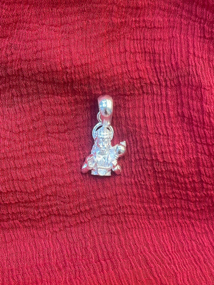92.5 Silver Anjaneya Design Pendant for Men & Women – Temple Style Finish