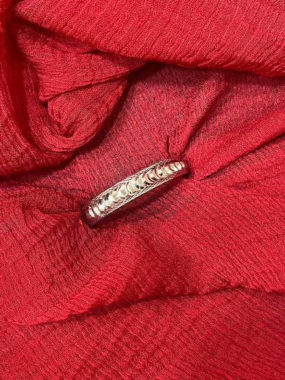 92.5 silver stylish classy ring size 23