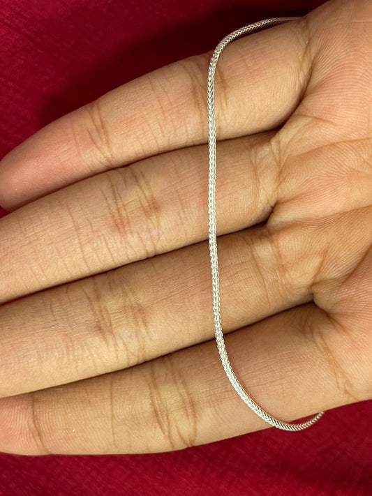 92.5 silver minimal chain 18 inches