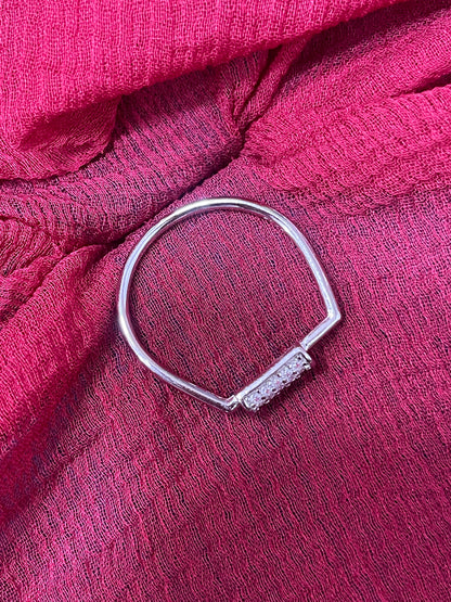 92.5 silver stylish classy ring size 14