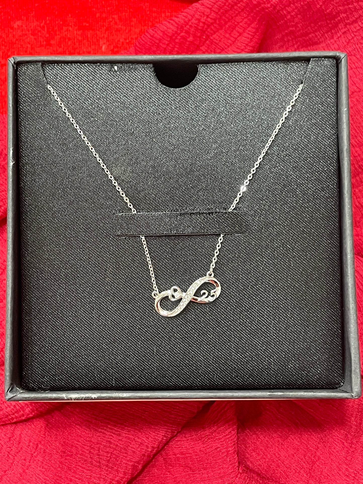 92.5 Silver Infinity Chain 18.5 Inches | Premium Classy Elegant Design | Jewellery