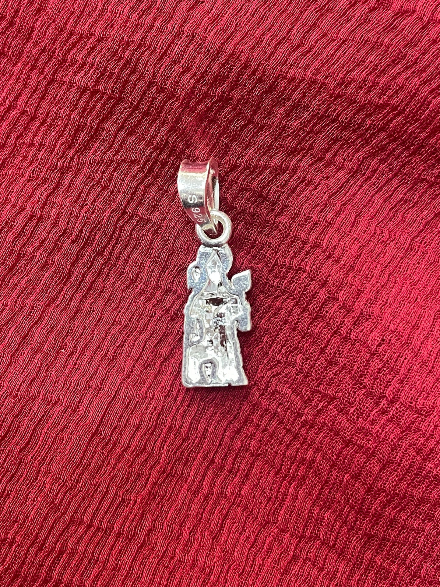 92.5 Silver Hanuman (Bajrangbali) Design Pendant for Men &amp; Women – Traditional Temple Style