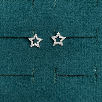 92.5 Silver Star Stud Earrings | Classy Celestial Design | Jewellery pair