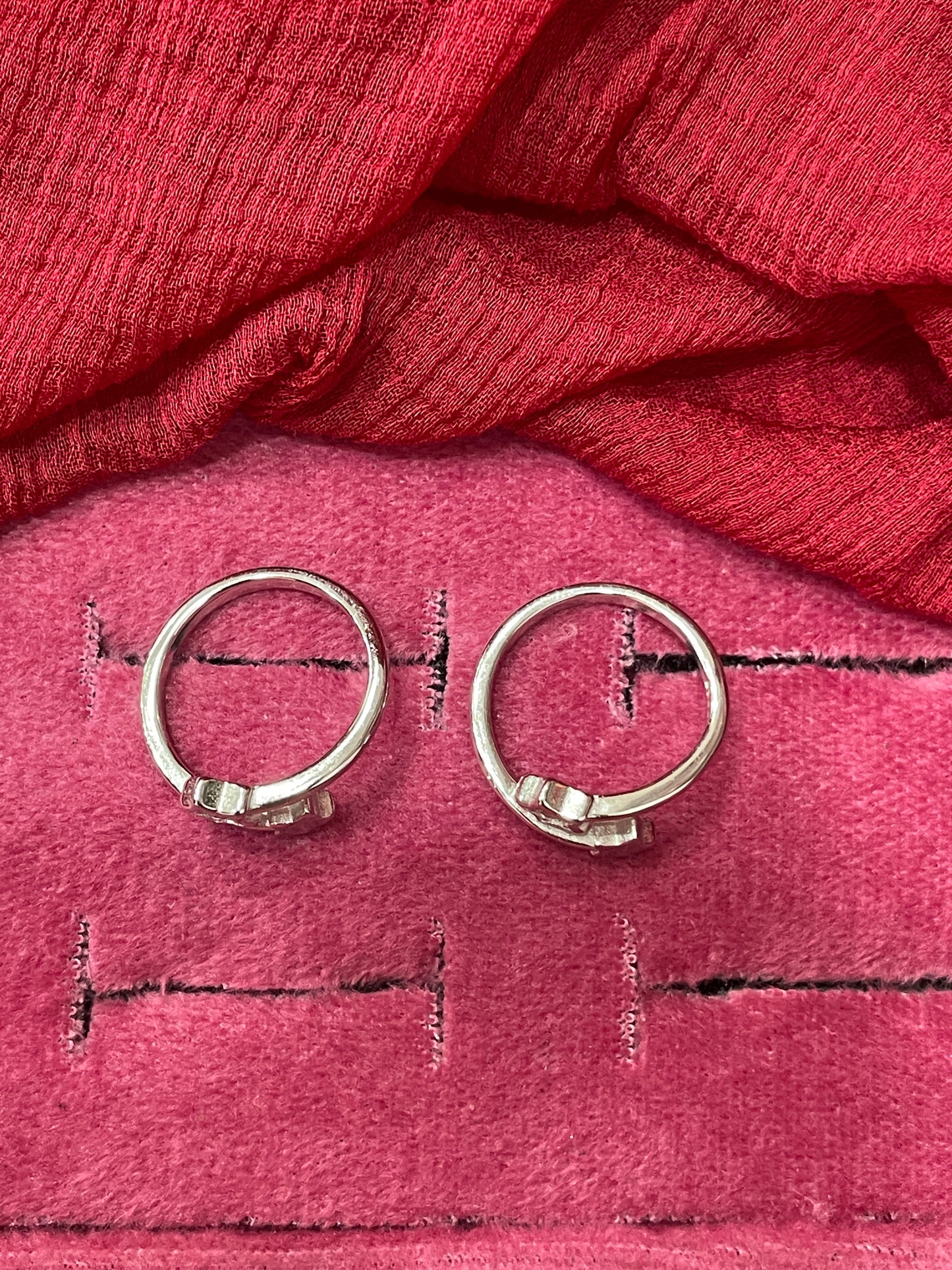 92.5 Silver Star Toe Rings | Premium Classy Design | Jewellery