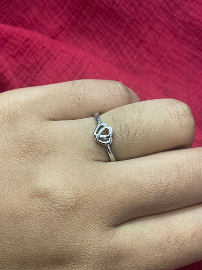 92.5 Silver Minimal Simple Ring for Women Size 13 | Classic Daily Wear Jewellery