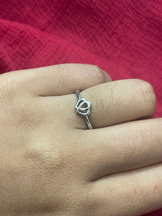 92.5 Silver Minimal Simple Ring for Women Size 13 | Classic Daily Wear Jewellery