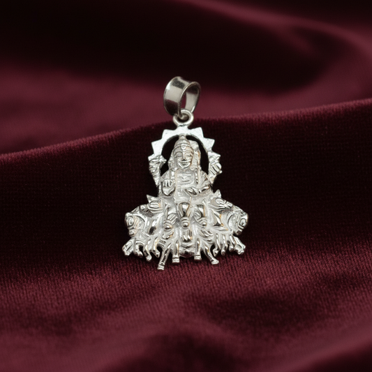 925 Silver Sun God Pendant