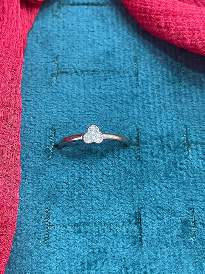 92.5 Silver Minimal Ring for Women Size 15 | Sleek Refined Design | Elegant Fashion Jewellery
