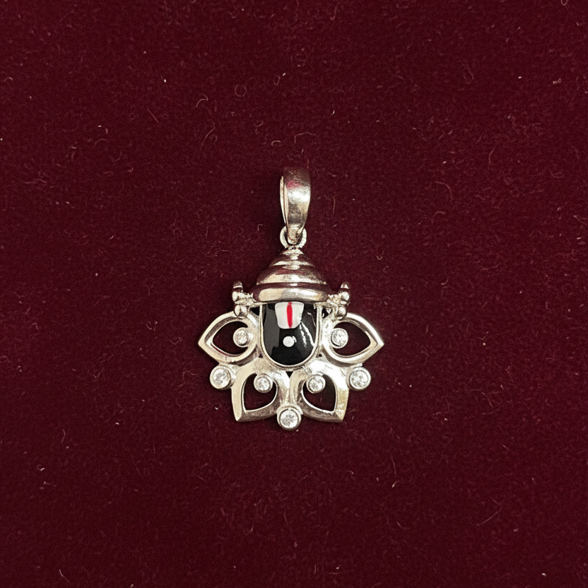 92.5 Silver Enamel Balaji Pendant