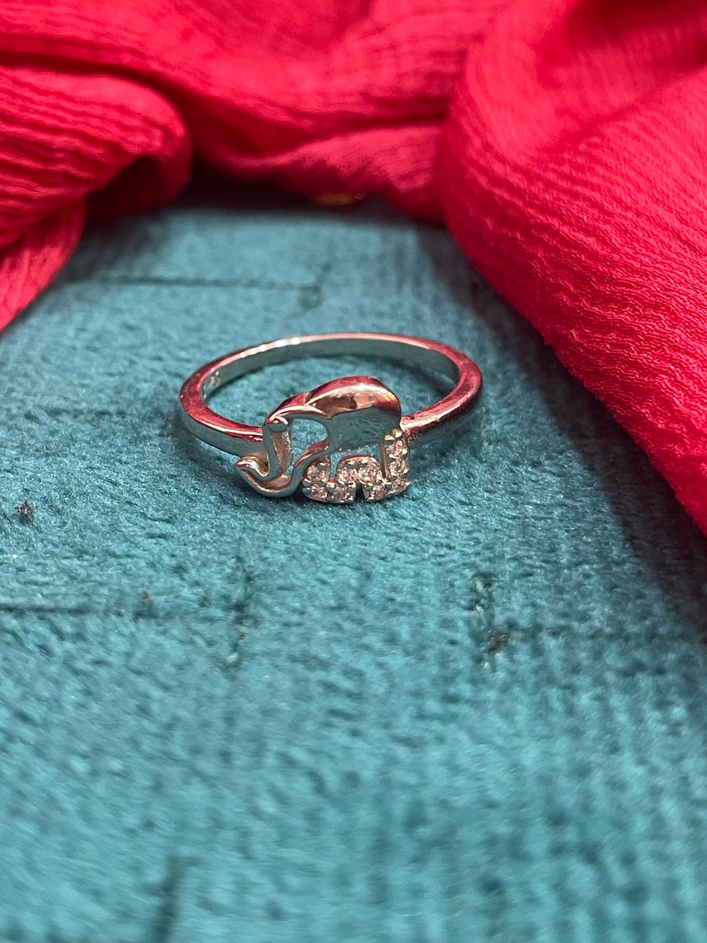 92.5 Silver Elephant Ring for Women Size 14 | Stylish Heritage Motif | Elegant Fashion Jewellery