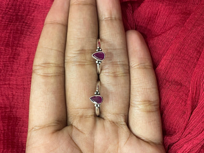 92.5 Silver Simple Toe Rings for Women | Minimal Adjustable Daily Wear Jewellery