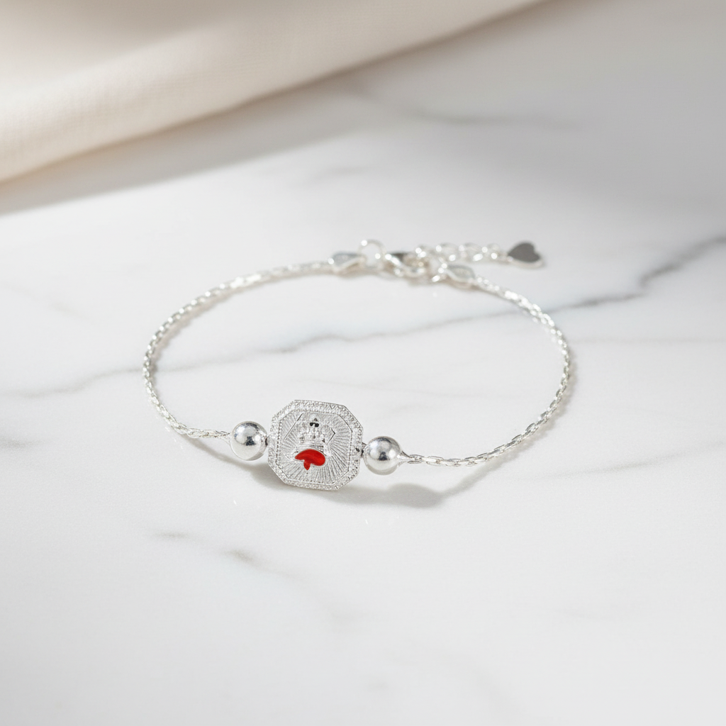 925 Silver Dancing Ganesha Rakhi