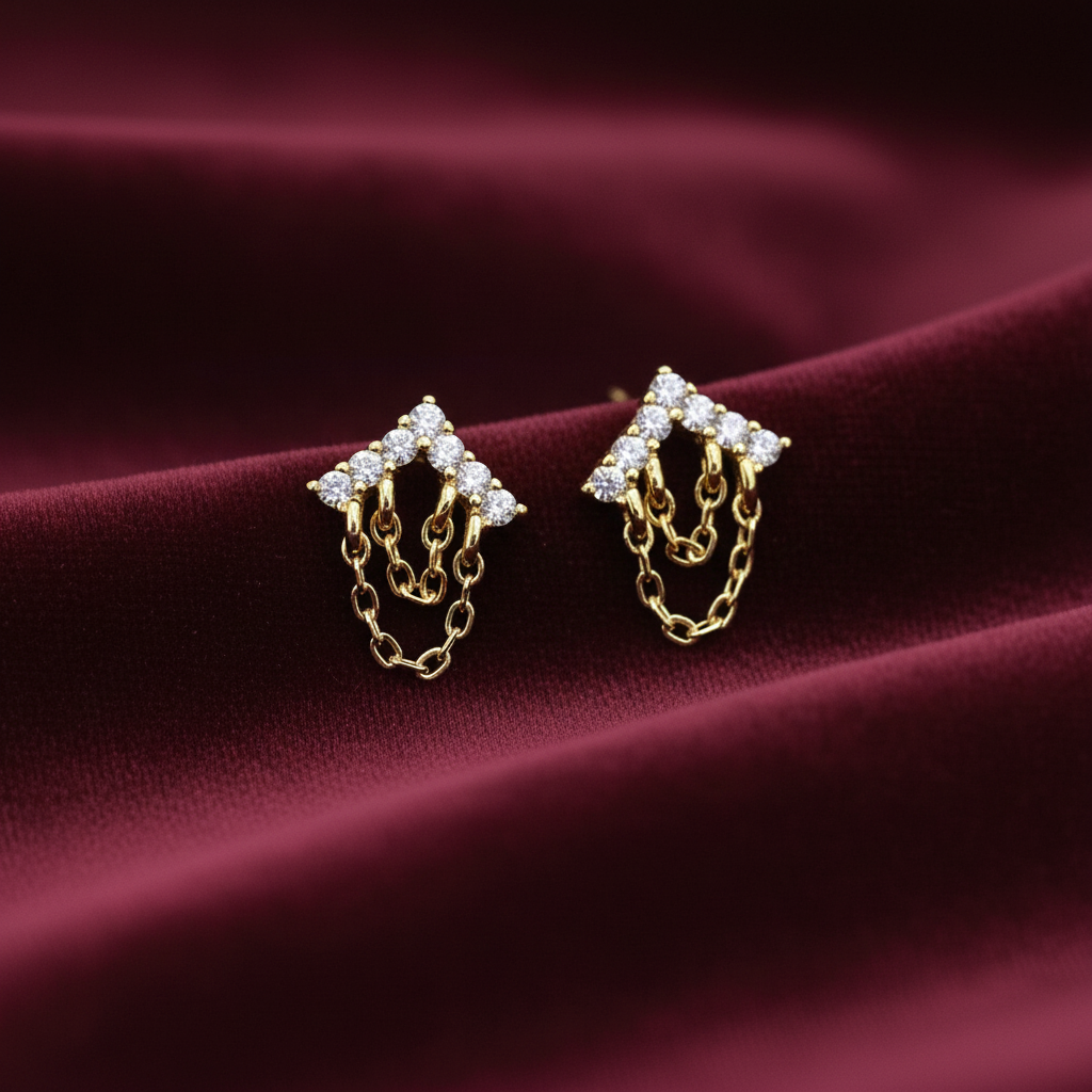 92.5 silver earrings 