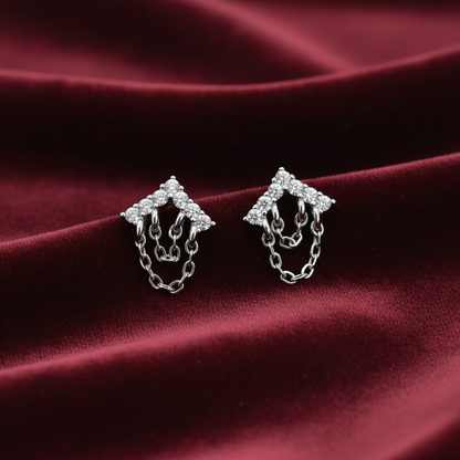 92.5 silver earrings 