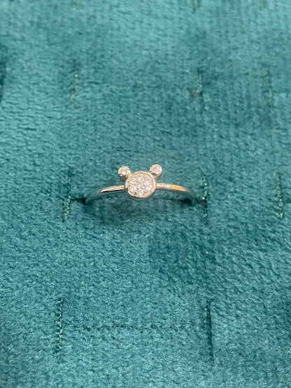 92.5 Silver Cute Ring for Women Size 10 | Stylish Playful Design | Elegant Fashion Jewellery