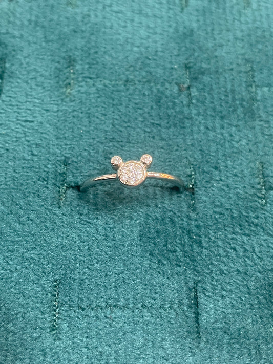 92.5 Silver Cute Ring for Women Size 10 | Stylish Playful Design | Elegant Fashion Jewellery