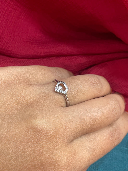 92.5 Silver Ring for Women Size 16 | Stylish Polished Finish | Elegant Fashion Jewellery
