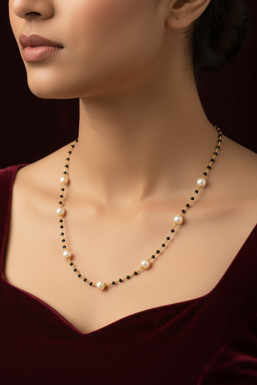 Black bean chains 16 inch