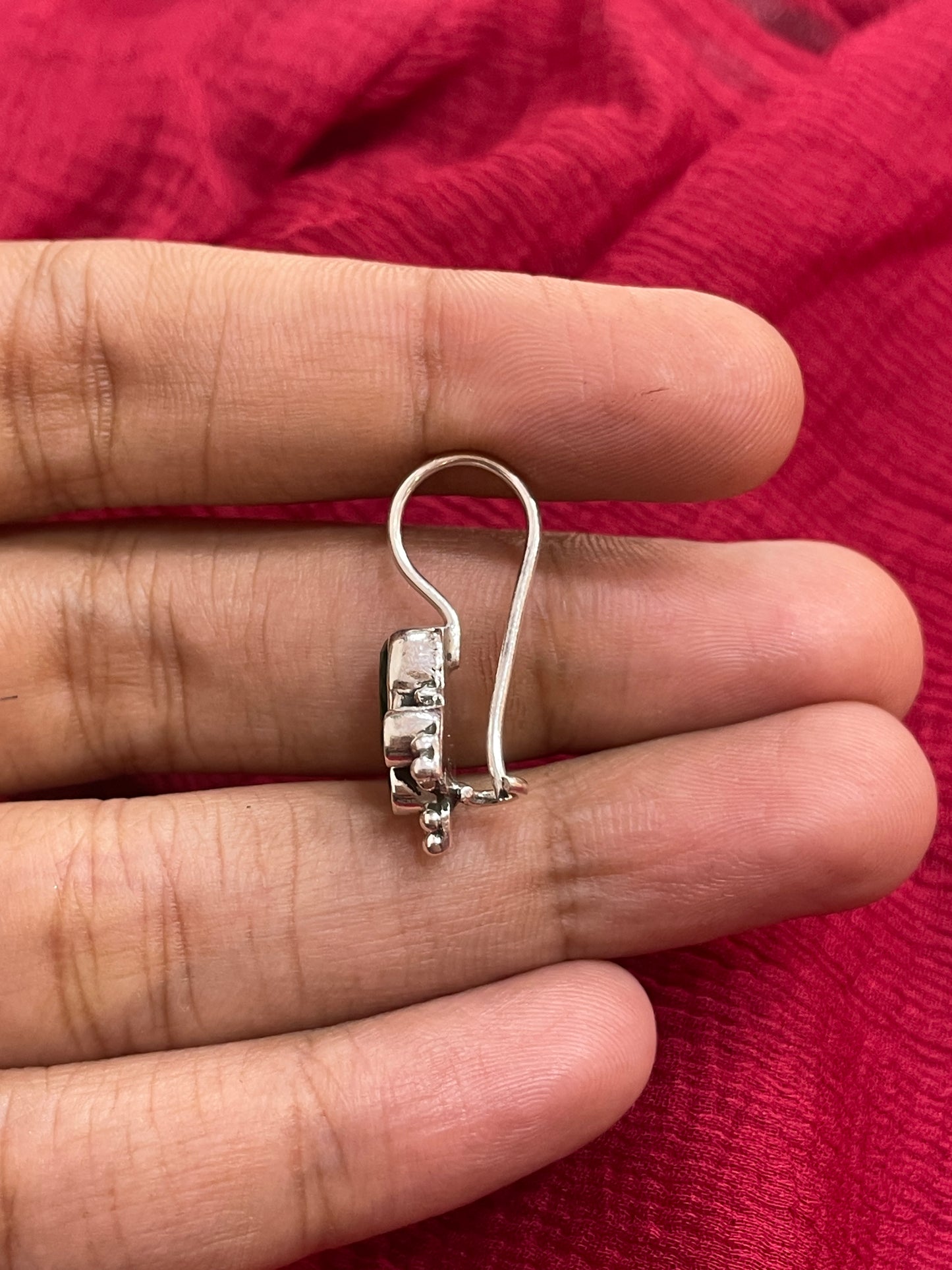 92.5 Silver Oxidised Earrings for Women | Vintage Ethnic Design | Traditional Jewellery