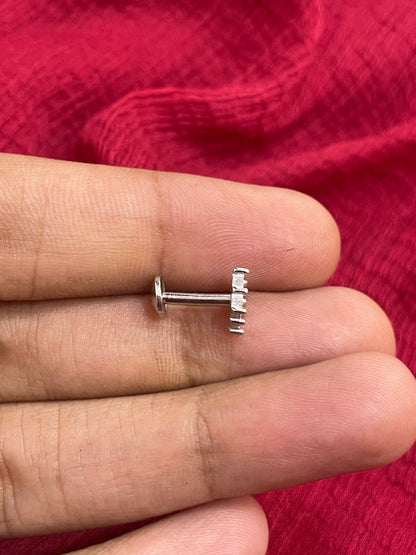 92.5 Silver Square Earrings for Women | Stylish Geometric Design | Elegant Daily Wear Jewellery