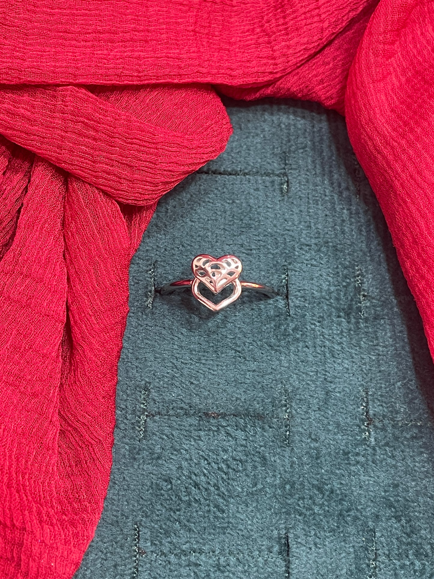 92.5 Silver Heart Ring for Women Size 14 | Stylish Romantic Charm | Elegant Gift Jewellery