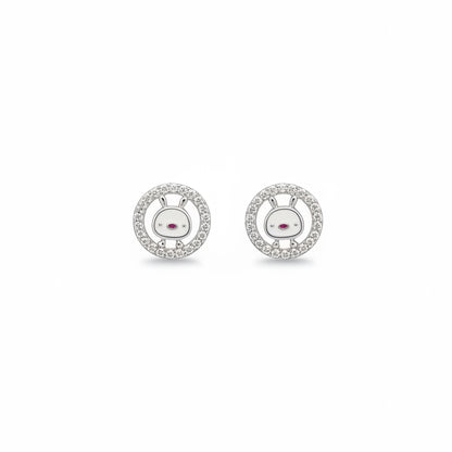 92.5 Silver Stylish Cute Earrings for Women | Trendy Elegant Design | Everyday Wear Jewellery