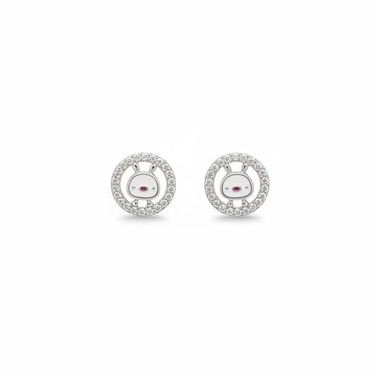 92.5 Silver Stylish Cute Earrings for Women | Trendy Elegant Design | Everyday Wear Jewellery