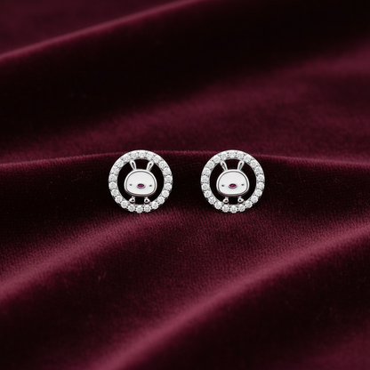92.5 Silver Stylish Cute Earrings for Women | Trendy Elegant Design | Everyday Wear Jewellery