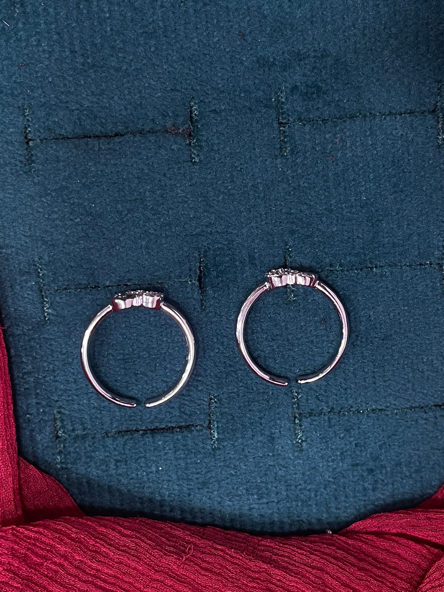 925 Silver Cute Toe rings